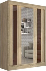 Ντουλάπα Nabi 150 συρόμενη-Drus-Kafe