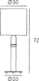 Επιτραπέζιο Φωτιστικό Carnival Table Lamp No. 1 Ø20cm Πολύχρωμο