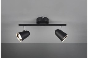 Σποτ Φωτιστικό Οροφής Τοίχου 2xLED 3,5W Κινητό Toulouse Trio Lighting-R82122132-Μαύρο R82122132