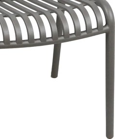 Καρέκλα Zoi pakoworld pp σε ανθρακί απόχρωση 49x58x80εκ