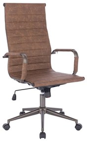 AVANT ΚΑΡΕΚΛΑ ΓΡΑΦΕΙΟΥ COFFEE GUNMETAL 55.5x63x118