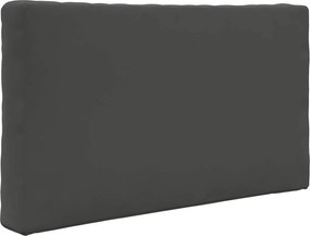 vidaXL Μαξιλάρι Καναπέ Εξωτερικού Χώρου 2 pcs Ανθρακί Πολυεστέρας