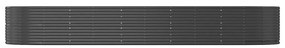vidaXL Ζαρντινιέρα Ανθρακί 447x140x68εκ Ατσάλι με Ηλεκτρ. Βαφή Πούδρας
