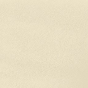 vidaXL Στρώμα με Pocket Springs Κρεμ 140x200x20 εκ. Συνθετικό Δέρμα