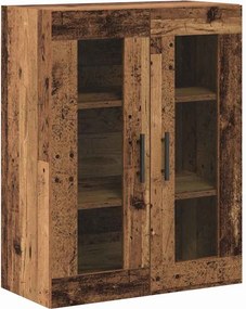 vidaXL Highboard 2 pcs Παλιό Ξύλο 69,5 x 34 x 180 εκ.