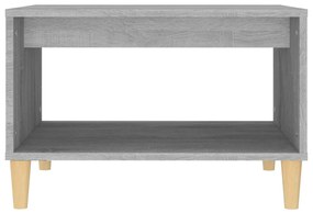vidaXL Τραπεζάκι Σαλονιού Γκρι Sonoma 60x50x40 εκ. Επεξεργασμένο Ξύλο