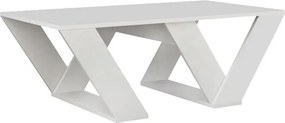 Τραπεζάκι σαλονιού Pipra Megapap χρώμα λευκό 110x60x40εκ.