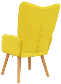 vidaXL Πολυθρόνα Relax Κίτρινο Μουσταρδί Υφασμάτινη