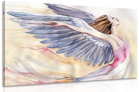 Εικόνα ενιαίο άγγελο με μωβ φτερά - 120x80