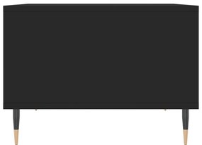 vidaXL Τραπεζάκι Σαλονιού Μαύρο 60x50x36,5 εκ. από Επεξεργασμένο Ξύλο