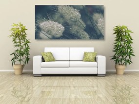 Εικόνα με σταγόνες δροσιάς στο γρασίδι - 100x50
