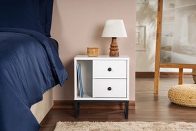 Nightstand Glimmer - White, Black White
Black