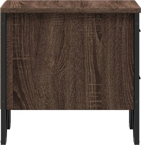 vidaXL Κομοδίνο Καφέ Δρυς 40x41x40 εκ. από Επεξεργασμένο Ξύλο