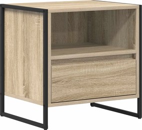 vidaXL Κομοδίνο 2 τμχ. Sonoma Δρυς 50 x 39,5 x 50 εκ.