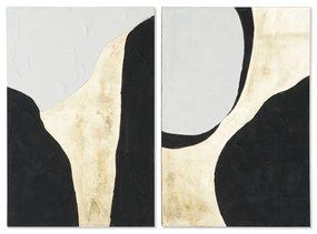 Πίνακας Home ESPRIT Αφηρημένο Urban 60 x 3 x 90 cm (x2)