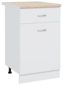 vidaXL Πάγκος Κουζίνας Μπεζ με Υφή Μαρμάρου 50x60x2,8 εκ Μοριοσανίδα