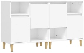 vidaXL Ντουλάπια 2 τεμ. Λευκά 60 x 35 x 70 εκ. από Επεξεργασμένο Ξύλο