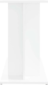 vidaXL Βάση Ενυδρείου Λευκή 80 x 35 x 60 εκ. από Επεξεργασμένο Ξύλο