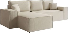 Γωνιακός καναπές Malaga mini I-Ekrou-Αριστερή