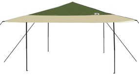vidaXL Σκηνή Σκίασης Πράσινο 400 x 400 x 227 / 236 / 245 εκ Ύφασμα Oxford
