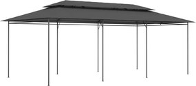vidaXL Κιόσκι Ανθρακί 600 x 298 x 270 εκ.