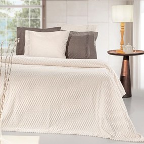 Κουβέρτα Smoothie (Σετ 2τμχ) Ivory Guy Laroche Μονό 160x220cm Microfiber-Polyester