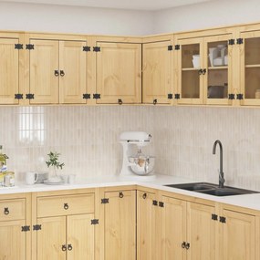 vidaXL Ντουλαπιού (Cabinet) SKI Μέλι Καφέ 80 x 80 x 60 εκ.