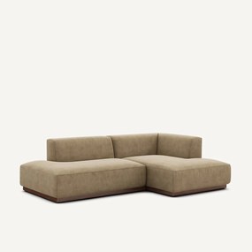 Γωνιακός καναπές δεξιός σε stonewashed βελούδο, JACOPO