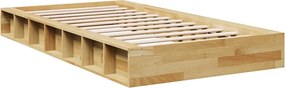 vidaXL Πλαίσιο κρεβατιού χωρίς στρώμα 80x200 cm μασίφ ξύλο δρυς