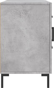 vidaXL Ντουλάπι Γκρι Σκυροδέματος 100 x 36 x 60 εκ. Επεξεργασμένο Ξύλο