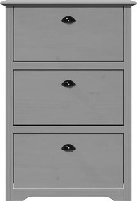 Ράφι παπουτσιών vidaXL BODO Γκρι 80x35x118 cm