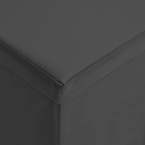 vidaXL Πάγκος Αποθήκευσης Πτυσσόμενος Γκρι από PVC