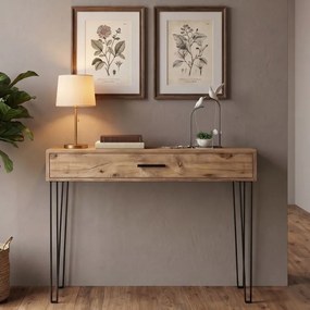 Κονσόλα Rochel Megapap χρώμα atlantic pine 120x35x89,8εκ.