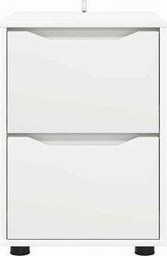 vidaXL Ντουλάπι αποθήκευσης Λευκό 40 x 48 x 57 εκ Επεξεργασμένο ξύλο