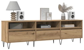 vidaXL Έπιπλο Τηλεόρασης τεχνίτης Δρυς 150x30x44,5 εκ.