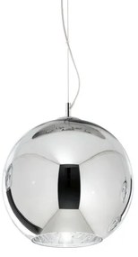 Κρεμαστό Φωτιστικό Οροφής 1xE27 Χρώμιο Φ30cm Nemo 250335 Ideal Lux 250335