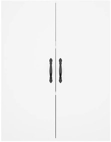 vidaXL Ντουλάπι Λευκό 69,5x34x180 εκ. από Επεξεργασμένο Ξύλο