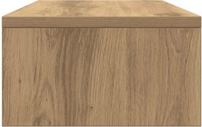 vidaXL Βάση Οθόνης με Συρτάρια Αρτισιανή Δρυς 50x27x15 εκ Επεξεργ Ξύλο