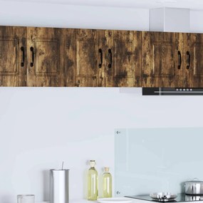 vidaXL Ντουλάπα Κουζίνας με ράφι 2 pcs Καπνιστό Δρύς 30 x 31 x 40 εκ.