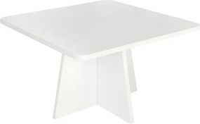 Τραπεζάκι σαλονιού Sugar Megapap χρώμα λευκό 60x60x36,8εκ.