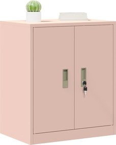 vidaXL Ντουλάπι αποθήκευσης Ροζ 60 x 40 x 70 εκ. Ατσάλι