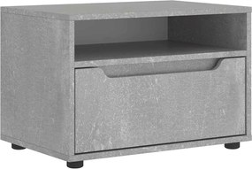 vidaXL ντουλάπι τηλεόρασης VISNES Γκρι μπετόν 60x40x38 cm