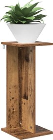 vidaXL Βάση φυτών Παλαιωμένο ξύλο 25 x 25,5 x 60,5 εκ.