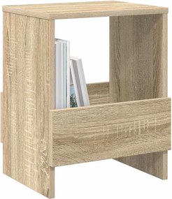 vidaXL Ράφι Περιοδικών Δρύς Sonoma 35 x 30 x 45 εκ.