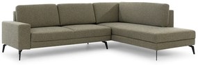 Γωνιακός Καναπές κρεβάτι ELENTIO, με αποθηκευτικό χώρο, λαδί 284x83x219cm-Δεξιά γωνία-BOG2299