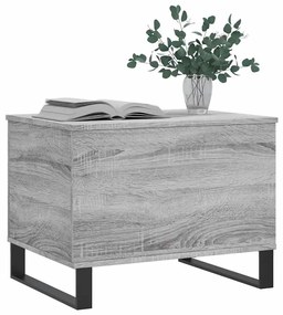 vidaXL Τραπεζάκι Σαλονιού Γκρι Sonoma 60x44,5x45εκ. Επεξεργασμένο Ξύλο