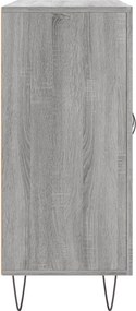 vidaXL Ντουλάπι Γκρι Sonoma 90 x 34 x 80 εκ. από Επεξεργασμένο Ξύλο