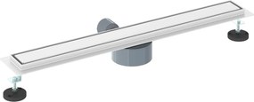 vidaXL Σιφόνι ντους 2-σε-1 με 360° σιφόνι Ασημί 70 cm