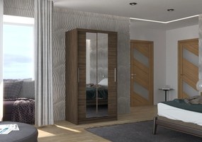 Ντουλάπα Drogo 100 συρόμενη-Sokolati