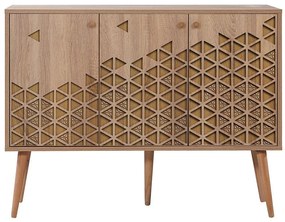 Μπουφές Mega 863SPH3936 120x36x90cm Oak Μοριοσανίδα, Μελαμίνη